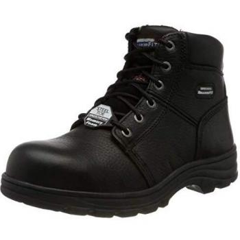 Skechers Men's Workshire Ankle Boot, Black, 9