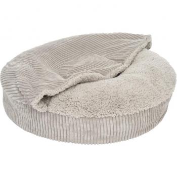 Cojín Copo para perros - Funda de recambio T/XS, gris claro