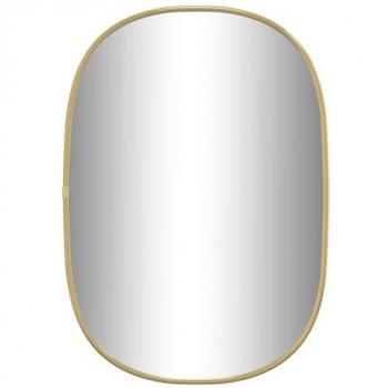 Espejo de pared dorado 50x35 cm