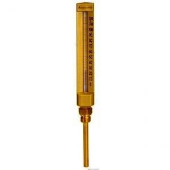 Termómetro Industrial Thermador - Rango de 0°C a 120°C en Línea Recta