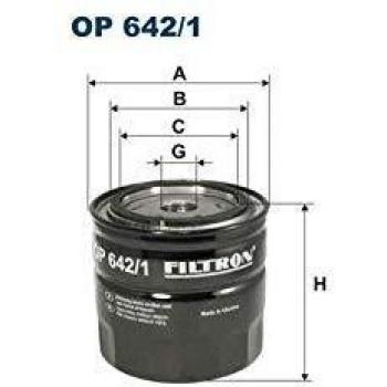 Filtron OP642/1 Bloque de Motor
