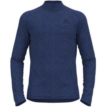 Forro Polar Odlo Fli con Cremallera para Hombre, Talla XL, Color Azul Melange