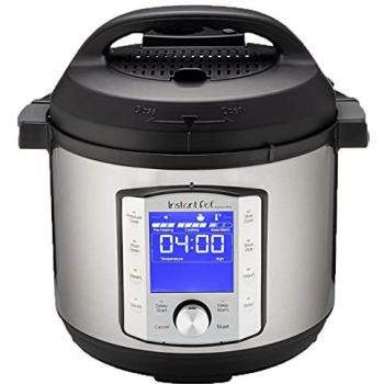 Olla Multicooker Eléctrica Instant Pot Duo Evo Plus 8L - 10 en 1, 1400W, Acero y Negro