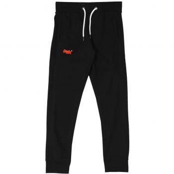 Superdry Hombre Joggers Orange Label Lite, Negro, Medium