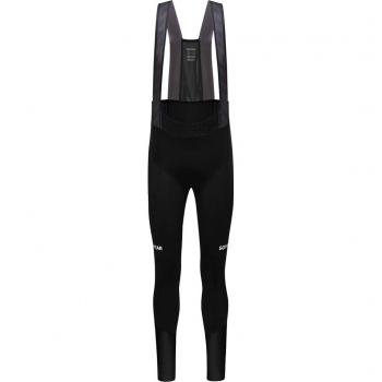 Culote largo GOREWEAR Spinshift Thermo con tirantes para hombre en color negro, talla S