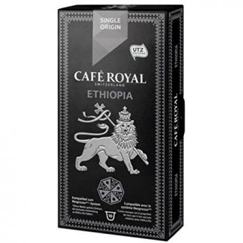 10 capsules Café Royal Single Origin Ethiopia Capsules compatibles Systeme Nespresso