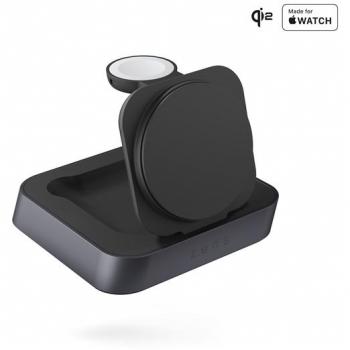 Cargador Inalámbrico Magnético Zens Pro 2 para Noche, 15W, Compatible con MagSafe y Qi, Incluye Adaptador de Corriente de 20W, Negro