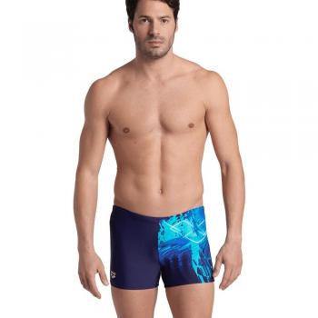 Bañador short de hombre Funny Spot Arena con diseño Marino, 80% poliéster y 20% elastano, ajuste cómodo y estilo moderno