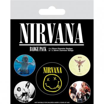 Set de chapas Nirvana Iconos