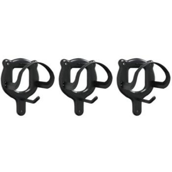 Soporte para Bridas de Pared Hierro Negro
