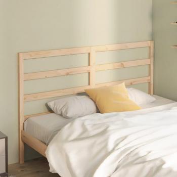 Cabecero de cama de madera maciza de pino 166x4x100 cm