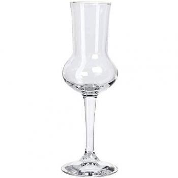 Bormioli Rocco 2973900 - Juego de 6 copas de cristal de reserva Grappa Cl 8,5 cm decoración de mesa