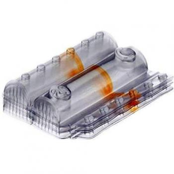 20 Cent Coin Blister Pack - 40 Coins Capacity, Transparent, 100 Units