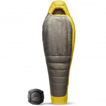 Sea To Summit Saco De Dormir Spark -18°C, saco de dormir ultraligero, relleno de plumón, temperatura confort -18°C, diseño compacto y fácil de transportar, color gris