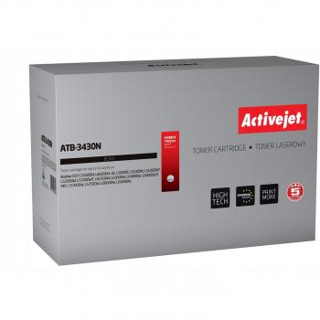 Tóner Activejet ATB-3430N Negro - Compatible con impresoras láser, rendimiento de 3,000 páginas, color negro, tecnología de impresión láser