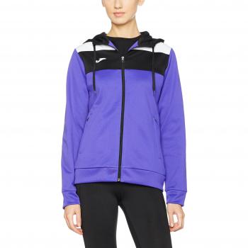 Joma Crew - Chaqueta con capucha para mujer, color morado, talla M