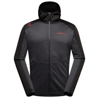 Sudadera con capucha La Sportiva Upendo gris oscuro y negro - S