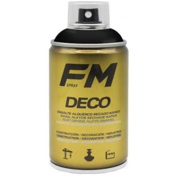 Pintura Spray Deco Negro Brillo 250ml - Caja de 6 unidades