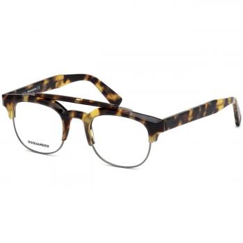 Dsquared2 - DQ 5192, Geométrico, acetato/metal, hombre, BLONDE HAVANA RUTHENIUM