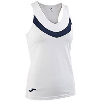 Joma Tenis 80 Camisetas, Mujer, Blanco, L