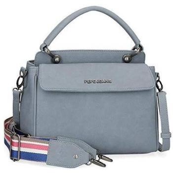 Bolso Pepe Jeans Eva con Solapa Azul, Media