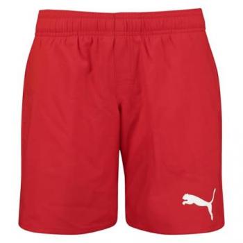 Bañador Puma Swim Medium Length para Niños, Color Rojo, Talla 140, Modelo 701224511-003