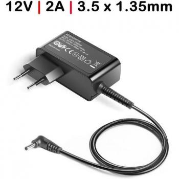 Cargador Portátil Medion Akoya 12V 2A 24W 3.5X1.35mm Pared