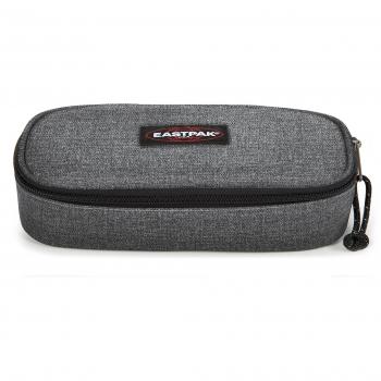 Eastpak Oval Single Pencil Case - Black Denim, 5 x 22 x 9 cm