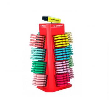 Rotulador Stabilo Boss Fluorescente 70 - Expositor Sobremesa Giratorio 240 Unidades Colores Surtidos