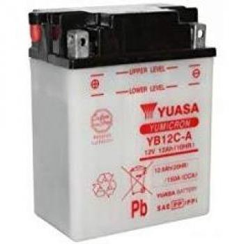 Batería de Moto Yuasa YB12C-A 12V Sin Ácido 12Ah
