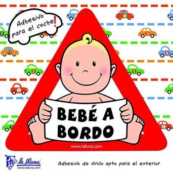Detalles Infantiles - Bebé a bordo niño. triángulo adhesivo para el coche
