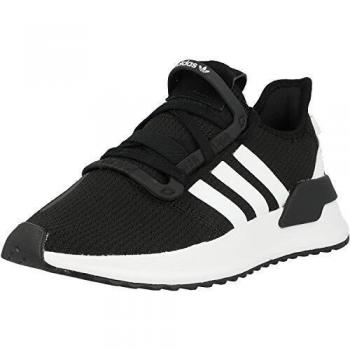 adidas Unisex U_Path Run J Gymnastics Shoes, Black Core Black FTWR White Shock Red, 4 UK