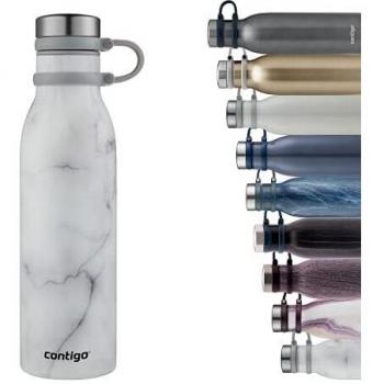 Botella Contigo Matterhorn Couture 590ml Mármol Blanco Unisex