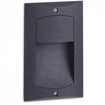 BaÃ±ador empotrable LED LARA IP65 4W 117lm Antracita