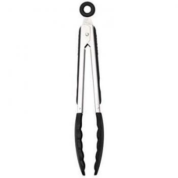 Bergner Pinzas de Cocina en Acero Inoxidable y Silicona, 30,5 cm, SS 18/0
