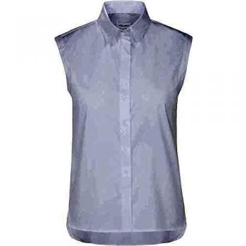 Blusa sin mangas Seidensticker para mujer, slim fit, 73% algodón, 24% poliamida, 3% elastano, unicolor