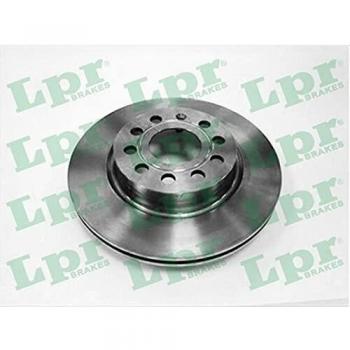 Disco de freno ventilado LPR A1001V para VW, AUDI, SKODA - Compatible con Golf V, Jetta IV y Golf Plus