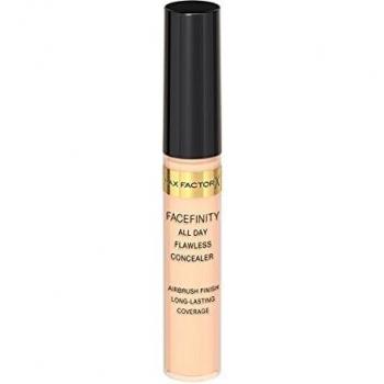 Max Factor Facefinity All Day Flawless Concealer Air Brush & Vegan , Corrector Tono 20