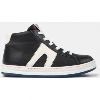 Camper Runner Four Black Leather Sneakers for Kids - Size 25