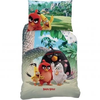 Angry Birds 043752 Palm Beach de cama, algodón renforce, 160 x 210 + 65 x 100 cm