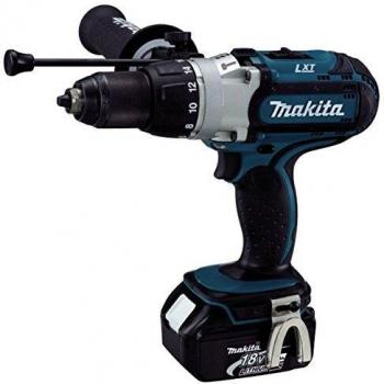 Martillo atornillador inalámbrico Makita DHP451RTJ con maletín de transporte