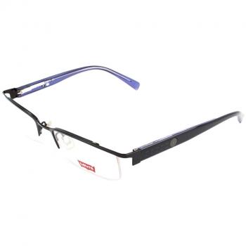 Lentes Recetadas Levi's LS2531 001 para Mujer Negros Tamaño 50 - Bloqueo de Luz Azul Disponible