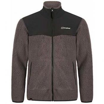 Berghaus Chaqueta de forro polar Syker para hombre, Hombre, Chaqueta con forro, 4A000784, Rayas grises/negro azabache., S