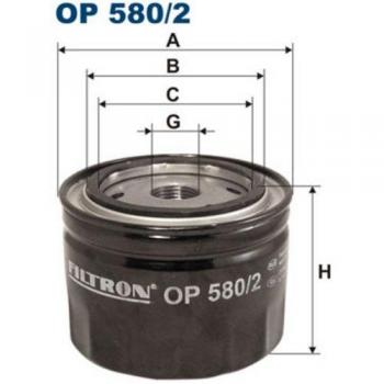 Filtron OP580/2 Bloque de Motor