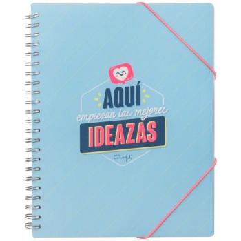 Carpeta con Hojas Transparentes Aquí Empiezan las Mejores Ideazas