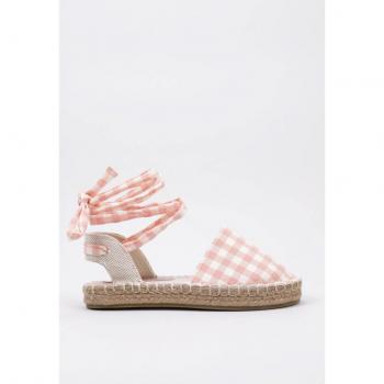 Zapatillas de esparto plano para niña Rosa Break & Walk MV5 55814