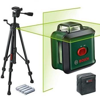 Bosch nivel láser de líneas cruzadas UniversalLevel 360 con trípode prémium