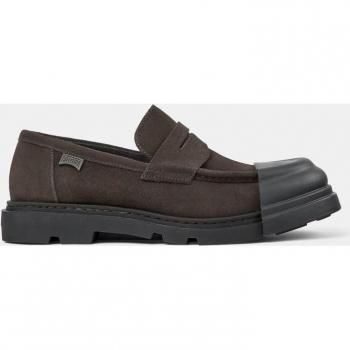CAMPER Junction Loafers for Men in Grey Suede, size 46