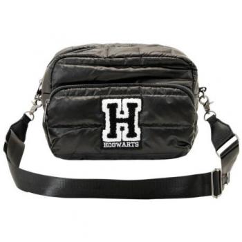 Bolso Bandolera Acolchado Harry Potter Hogwarts Negro