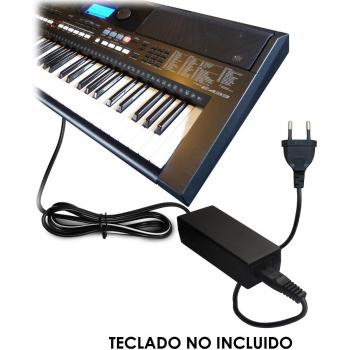 Reemplazo del cable de Yamaha DC 12V / 12V Adaptador Fuente de alimentación PA-5D/PA-150/PA-150A/5D/SEPA6/PA-6/PA-3C/P-AC5C/EP-A3/KP-A3/PA-130/PA4/PA-40/PA-3B/PA-3C/PA-1/PA-1B para Teclado electrónico